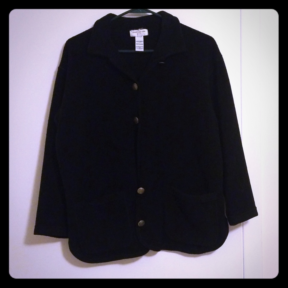 Jones new York cozy black sweater